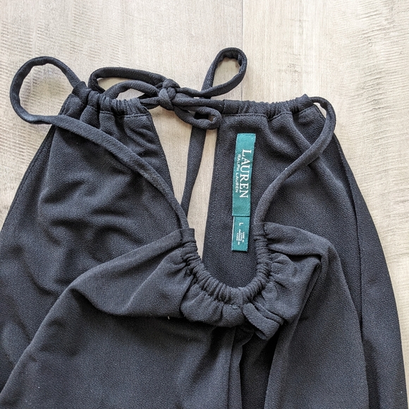 Lauren Ralph Lauren Black Jumpsuit Large - Picture 2 of 4